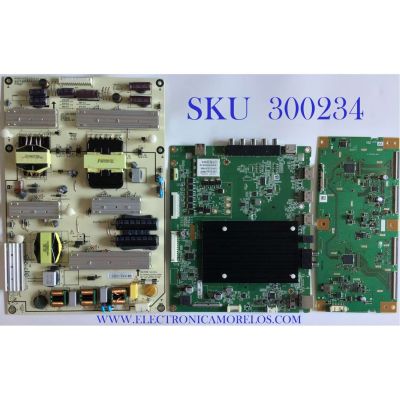 KIT DE TARJETAS PARA TV VIZIO / NUMERO DE PARTE MAIN 0170CAR0DE00 / 440A / Y8387440S / 1P-0165X00-4011 / FUENTE 09-70CAR0D0-00 / 1P-1166X00-1011 / T-CON RUNTK0228FVZZ / 1P-0156X05-40SA / PANEL S700DUA-2 / MODELO E70-E3 / E70-E3 LFTRVR / E70-E3 LFTRVRDS